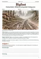 Vorschau - Arbeitsblätter - Cryptide Wald und Gebirge Bundle Klasse 9-10 - Seite 1