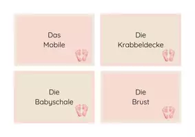 Vorschau - Aufgabenkarten - Wortschatzkarten-Babys und ihre Welt - Seite 3