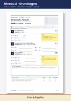 Vorschau - Arbeitsblätter - Binomische Formeln ausmultiplizieren Klasse 8 - Differenziertes Arbeitsblatt mit Lösungen | Fit in 10 Mathe - Seite 2