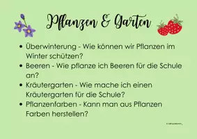 Vorschau - Poster - Forscherfragen Schulgarten - Seite 2