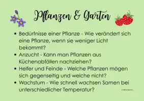 Vorschau - Poster - Forscherfragen Schulgarten - Seite 3