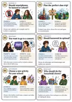 Vorschau - Aufgabenkarten - 30 Dialogue Conversation Cards + Useful Phrases - Deckblatt