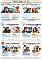 Vorschau - Aufgabenkarten - 30 Dialogue Conversation Cards + Useful Phrases - Seite 1
