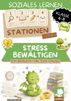 Vorschau - Stundenentwürfe - Stressbewältigung Unterrichtsmaterial Klasse 5 6 7 8 9 10 | Arbeitsblätter, Stationenlernen, Workshop, Kartenset, Ritual, Kurzgeschichten & Vertretungsstunde | Themenpaket vor Klassenarbeiten - Seite 1