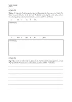 Vorschau - Klassenarbeiten - Klassenarbeit Bausteine der Materie inkl. Checklist; EWH und Nachschreiberalternative - Seite 1