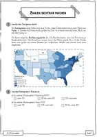 Vorschau - Arbeitsblätter - Zahlen sichtbar machen – Kartogramm der Bevölkerungsdichte in den USA | GPG Klasse 8 - Seite 1