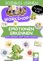 Vorschau - Stundenentwürfe - Soziales Lernen Workshop Schule Klasse 6 7 8 9 10 | 15 Unterrichtseinheiten zu Mobbing, Konflikten, Stress, Vorurteilen & mehr | Formatpaket mit Präsentationen für Projekttage - Seite 1