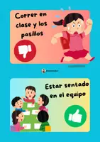Vista previa - Decoración del aula - Normas de clase visuales - Portada