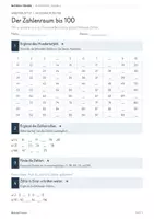 Vorschau - Arbeitsblätter - Zahlenraum bis 100 – 6 Arbeitshefte Mathematik | Klasse 2 | Zahlen verstehen & Plus ohne Zehnerübergang - Seite 1