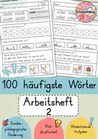 Vorschau - Arbeitsblätter - 100 häufigste Wörter, Grundwortschatz, Sichtwortschatz - Deckblatt