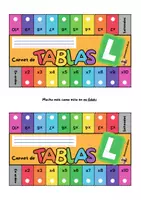 Vista previa - Juegos / Gamificación - Carnet de tablas - página 1