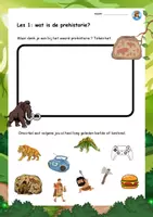 Voorbeeld - De prehistorie - eerste leerjaar - Pagina 2