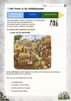 Voorbeeld - de middeleeuwen - eerste leerjaar - Pagina 2