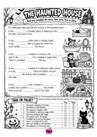 anteprima - Esercizi - HALLOWEEN_ English: THE HAUNTED HOUSE - Pagina 3