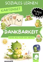 Vorschau - Bildkarten - Dankbarkeitskarten Klasse 5 6 7 | Kartenset mit Gute-Momente-Fragen, Wochen-Missionen & Karten zum Verschenken | Spiele Soziales Lernen für ein wertschätzendes Klassenklima - Deckblatt