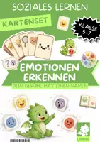 Vorschau - Bildkarten - Gefühlskarten Klasse 5 6 7 - Deckblatt