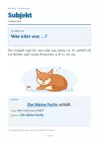 Vorschau - Arbeitsblätter - Materialpaket Satzglieder: Lernposter und Übungskartei - Seite 2