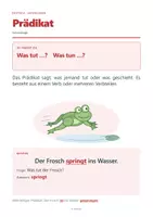 Vorschau - Arbeitsblätter - Materialpaket Satzglieder: Lernposter und Übungskartei - Seite 3