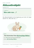 Vorschau - Fördermaterial/Inklusion - Satzglieder Merkposter in DIN A4 - Seite 3