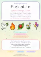 Vorschau - Bildkarten - Ferientüte Pfingstferien - Gesprächsanlass & Pfingstgrüße - Deckblatt