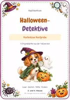 Vorschau - Aufgabenkarten - Halloween-Detektive – Freebie - Deckblatt