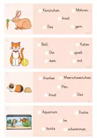Vorschau - Arbeitsblätter - Schüttelsätze Haustiere - zweifach differenziert, 3 Lineaturen - Seite 3