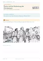 Vorschau - Unterrichtsreihen - RELIGIO 8 – Kirchengeschichte | Paulus und die Ausbreitung des Christentums - Seite 1