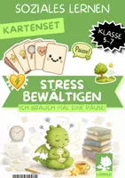 Vorschau - Bildkarten - Stressbewältigung Kartenset Klasse 5 6 7 | 12 Ruhe-Übungen, 8 Stress-Helfer & Barometer | Spiele Soziales Lernen vor Tests und Zeugnissen - Deckblatt