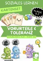 Vorschau - Bildkarten - Vorurteile & Toleranz Kartenset Klasse 5 6 7 | Schubladen-Karten, Ich-auch-Fragen & Stopp-Sätze | Spiele Soziales Lernen gegen Ausgrenzung - Deckblatt