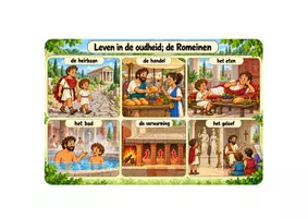 Voorbeeld - Tijdsband voor het eerste leerjaar zonder tijdsaanduiding. - Pagina 3