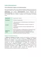 Vorschau - Stundenentwürfe - Biologie: Hygiene und Infektionsschutz - Klasse 9 - Seite 1