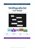 Voorbeeld - Stiftgedicht over België: poëzie (3e–4e leerjaar) - Voorblad