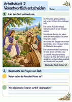 Vorschau - Arbeitsblätter - Debora macht Mut | Religion Klasse 4 Arbeitsblätter | Evangelische Religionslehre | 10 Arbeitsblätter als PDF - Seite 2