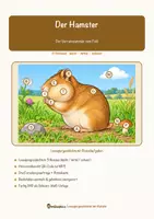 Vorschau - Arbeitsblätter - Der Hamster – Lesespurgeschichte mit Rätselaufgaben (Klasse 8) - Seite 1