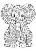 Vorschau - Mal- und Bastelvorlagen - Tiermandalas - Mandala für den Kunstunterricht - Seite 3