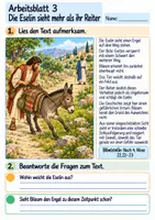 Vorschau - Arbeitsblätter - Bileams Esel sieht den Weg | Religion Klasse 4 Arbeitsblätter | Evangelische Religionslehre | 10 Arbeitsblätter als PDF - Seite 3