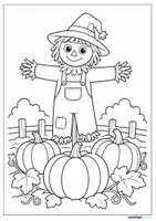 Vorschau - Mal- und Bastelvorlagen - Ruhige Schule Ausmalbilder Herbst - Seite 3