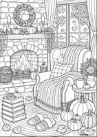 Vorschau - Mal- und Bastelvorlagen - Ruhige Stunden für dich - "Cosy Autumn" - Seite 2