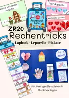 Vorschau - Mal- und Bastelvorlagen - Rechentricks ZR20 - Lapbook, Leporello, Plakate - Deckblatt