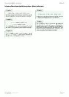 Vorschau - Arbeitsblätter - Gewinnentwicklung eines Unternehmens - Seite 2