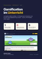 Vorschau - Stundenentwürfe - Gamification im Unterricht - Praxisleitfaden für das Berufskolleg - Deckblatt