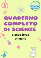 anteprima - Esercizi - Quaderno completo di scienze classe terza - Pagina di copertina