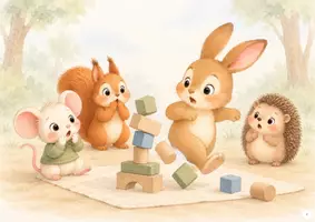 Vorschau - Fördermaterial/Inklusion - Kamishibai: Mia Maus und der eingestürzte Turm | Wut, Streit & Versöhnung im Kindergarten - Seite 3