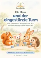 Vorschau - Fördermaterial/Inklusion - Kamishibai: Mia Maus und der eingestürzte Turm | Wut, Streit & Versöhnung im Kindergarten - Deckblatt
