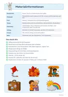 Vorschau - Arbeitsblätter - Ferienrückblick und Wiedersehen nach den Herbstferien | Ferienbericht in 3 Stufen, Bingo, Postkarte - Seite 1