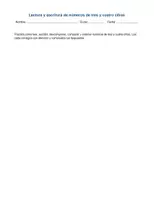 Vista previa - Hojas de trabajo - Ficha para trabajar la escritura con números de tres y cuatro cifras - página 1