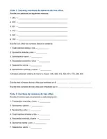 Vista previa - Hojas de trabajo - Ficha para trabajar la escritura con números de tres y cuatro cifras - página 2