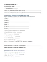 Vista previa - Hojas de trabajo - Ficha para trabajar la escritura con números de tres y cuatro cifras - página 3