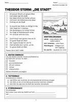 Vorschau - Arbeitsblätter - Gedicht Storm Die Stadt Klasse 7 8 - Seite 2