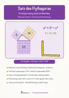 Vorschau - Arbeitsblätter - Satz des Pythagoras – Prüfungstraining Mathematik (Klasse 9) - Deckblatt